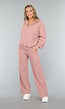 Oudroze Wide Leg Lounge Broek