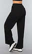 Zwarte Wide Leg Jogger