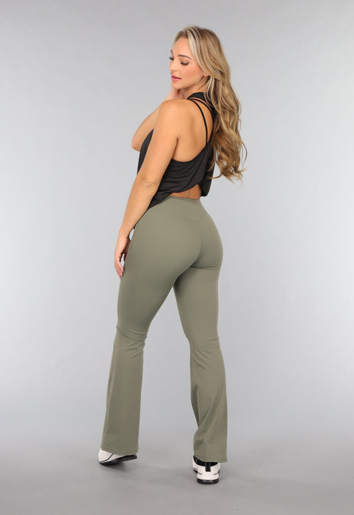 Zwarte Loose Fit Sport Tanktop