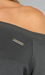 One Shoulder Antraciet Trui
