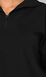 Zwarte Zipper Trui
