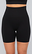 Zwarte Biker Short met Scrunch