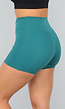 Zeegroene Sportshort met Twist