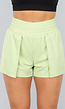 Groene Loose Fit Sportshort