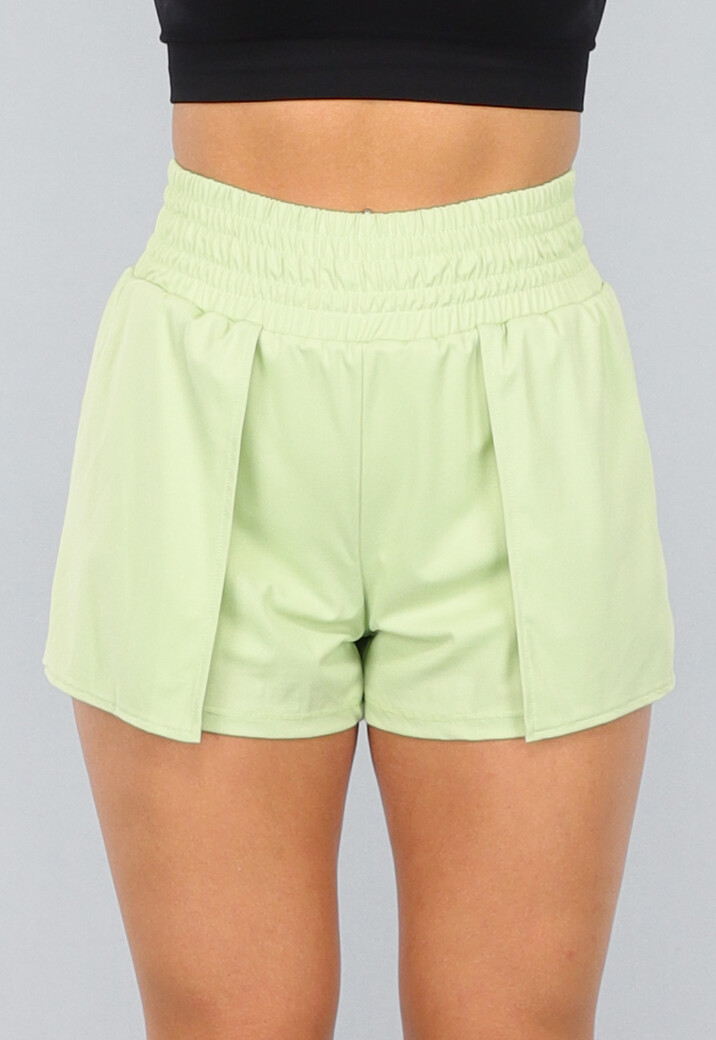 Groene Loose Fit Sportshort