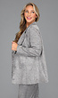 Oversized Zilveren Glitter Blazer
