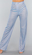 Sparkle Pantalon in Ice Blue