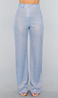 Sparkle Pantalon in Ice Blue