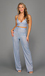Sparkle Pantalon in Ice Blue