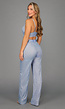 Sparkle Pantalon in Ice Blue