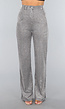 Glamour Pantalon in Zilver