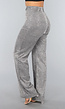 Glamour Pantalon in Zilver