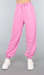 Roze Oversized Joggingbroek