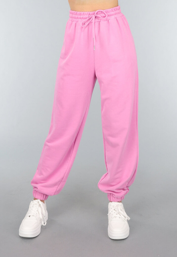 Roze Oversized Joggingbroek