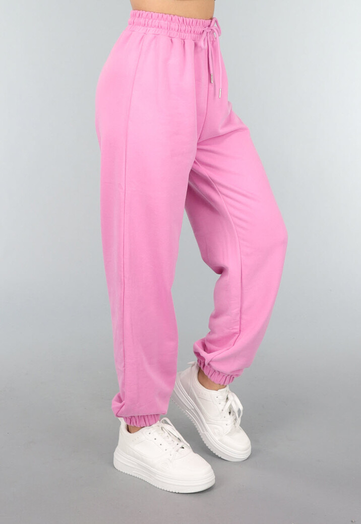 Roze Oversized Joggingbroek