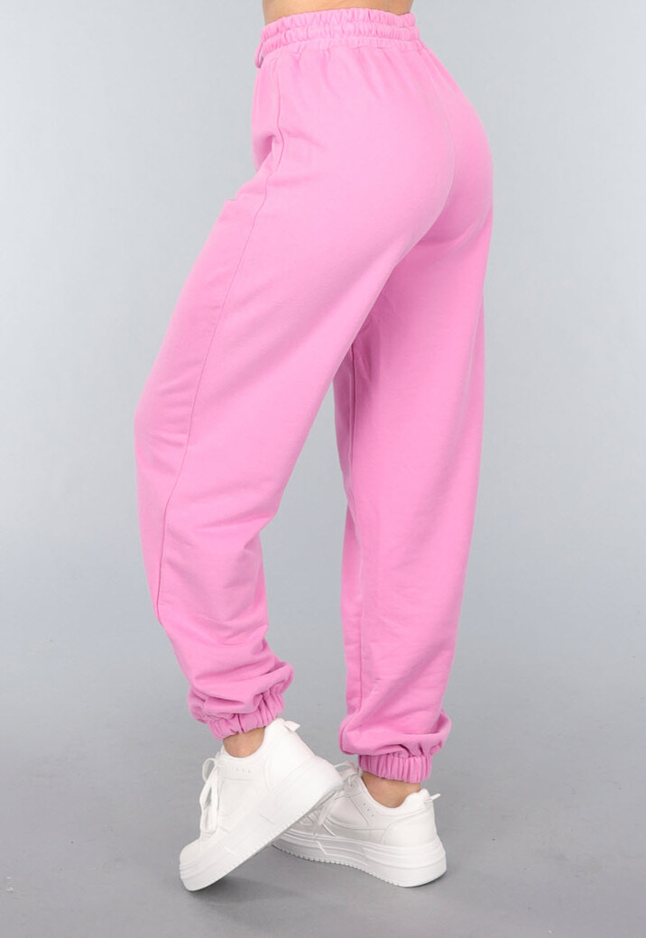 Roze Oversized Joggingbroek