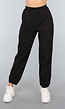Zwarte Joggingbroek met Cutout