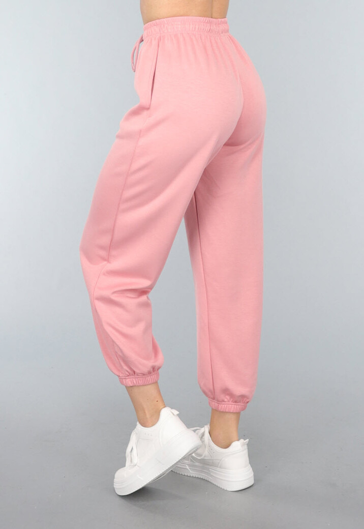 Oudroze Zachte Joggingbroek