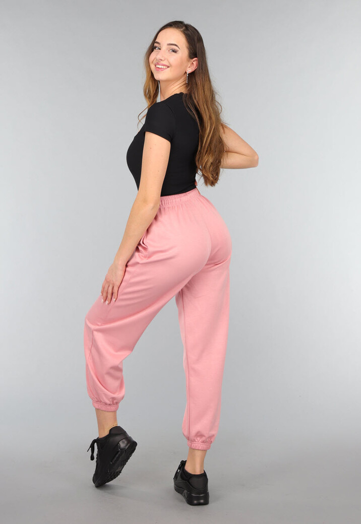 Oudroze Zachte Joggingbroek