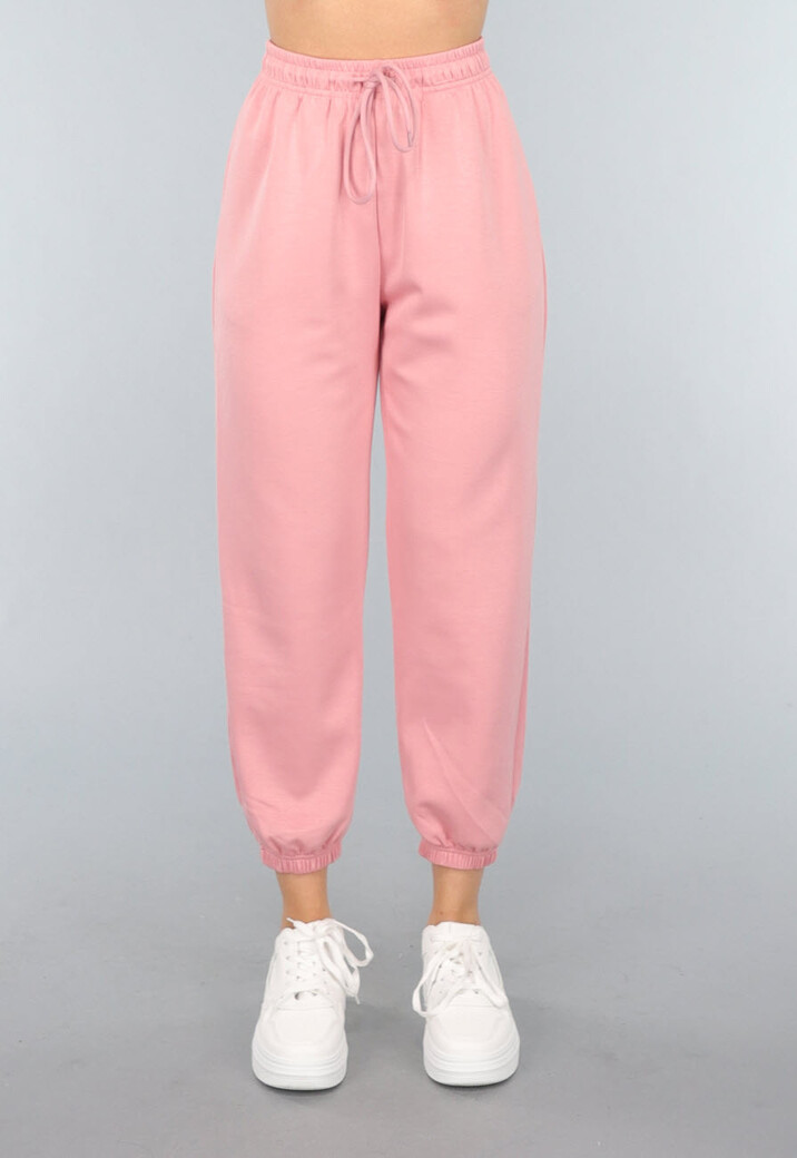 Oudroze Zachte Joggingbroek