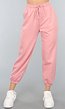 Oudroze Zachte Joggingbroek