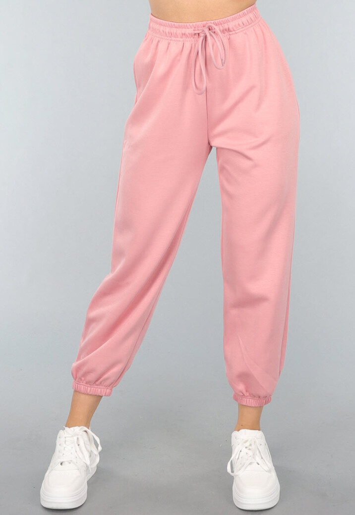 Oudroze Zachte Joggingbroek