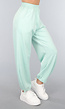 Mintgroene Joggingbroek met Zakken
