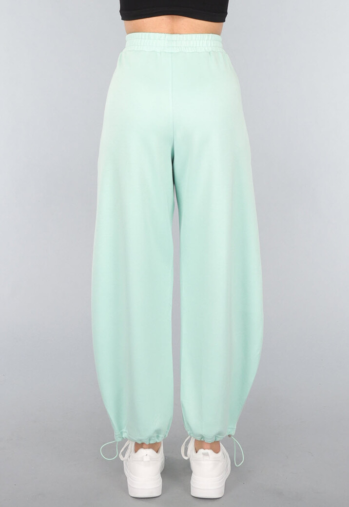 Mintgroene Joggingbroek met Zakken