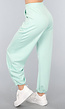 Mintgroene Joggingbroek met Zakken
