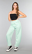 Mintgroene Joggingbroek met Zakken