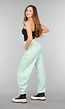 Mintgroene Joggingbroek met Zakken