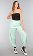 Mintgroene Joggingbroek met Zakken