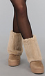 Beige Faux Fur Overslag Laarsjes