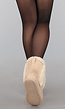 Beige Bont Laarsjes met Plateau