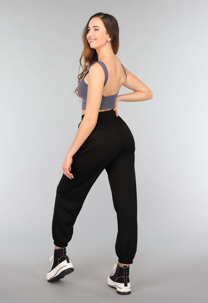 Antraciet Padded Top met Open Rug