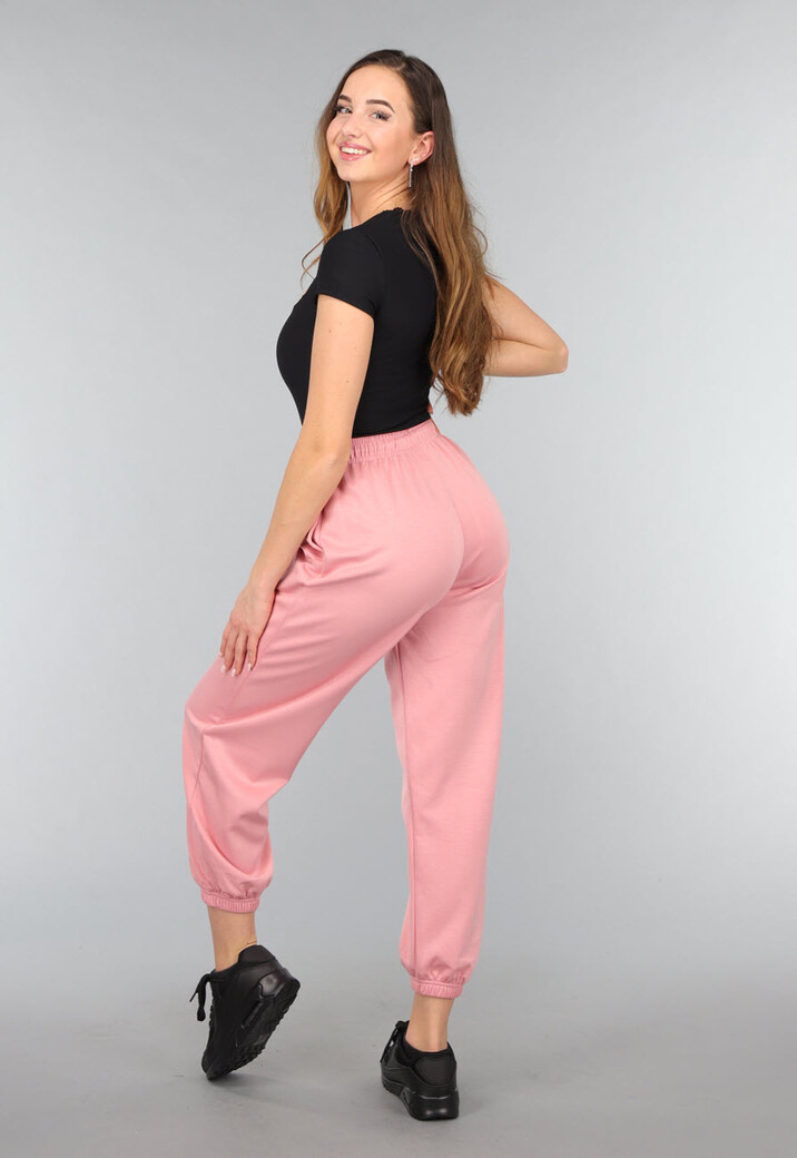 Zwarte Rib Bodysuit met Korte Mouwen