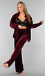 Burgundy Velours Two Piece
