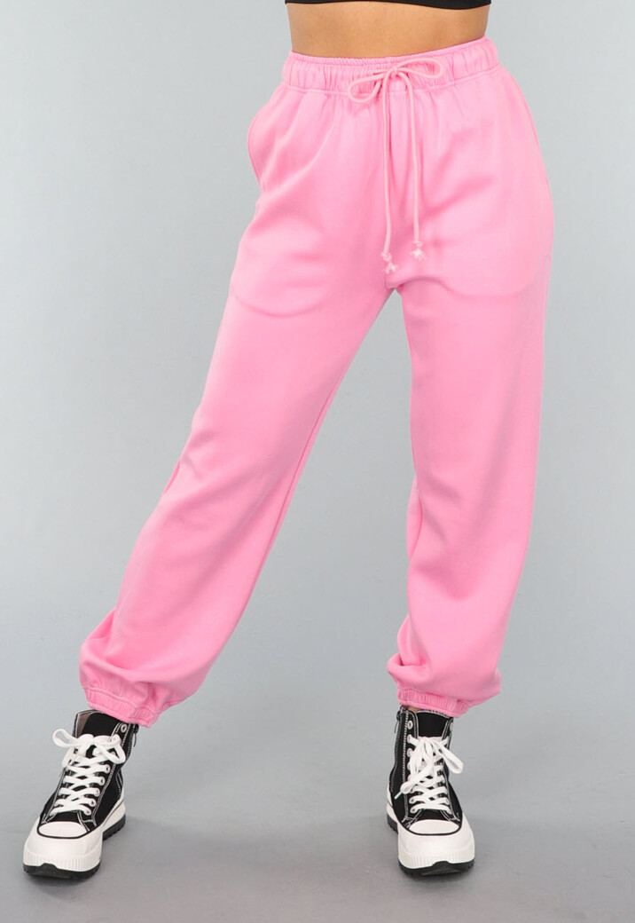 Roze Joggingbroek met Zakken