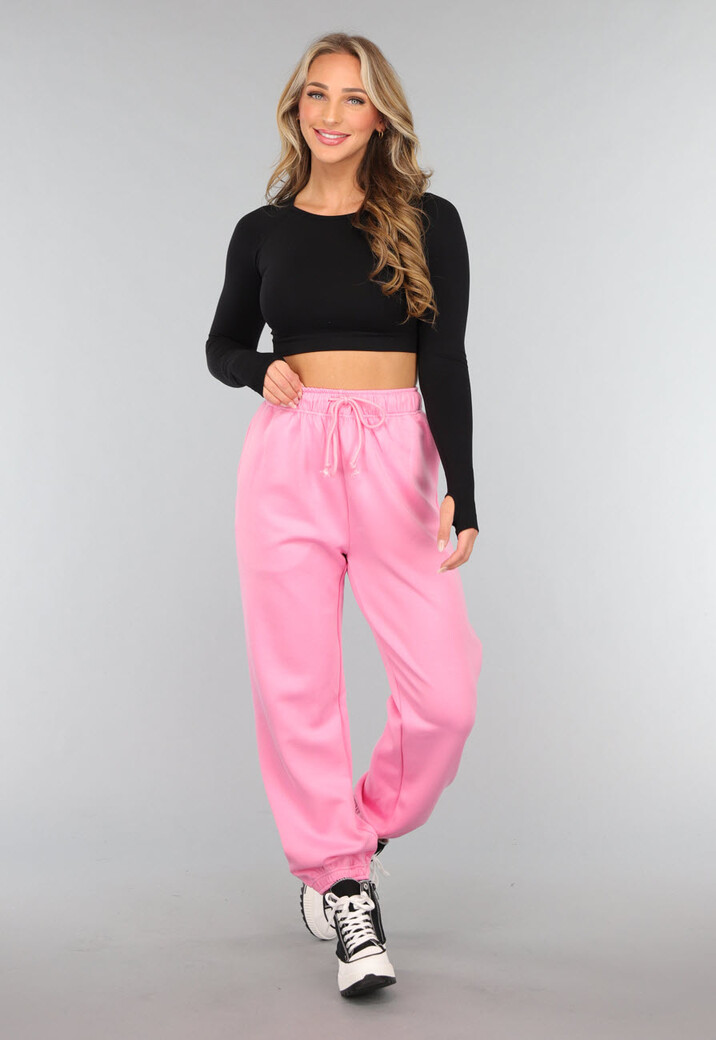Roze Joggingbroek met Zakken