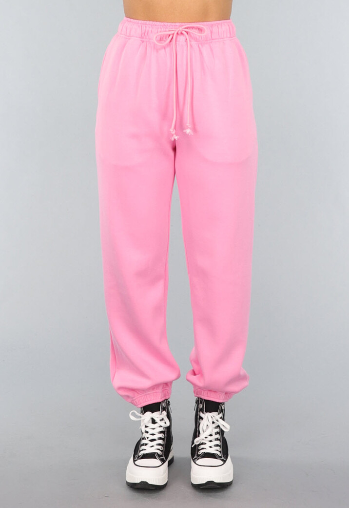 Roze Joggingbroek met Zakken
