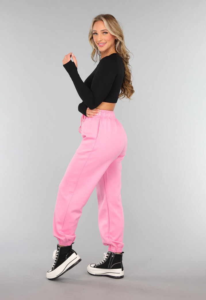 Roze Joggingbroek met Zakken