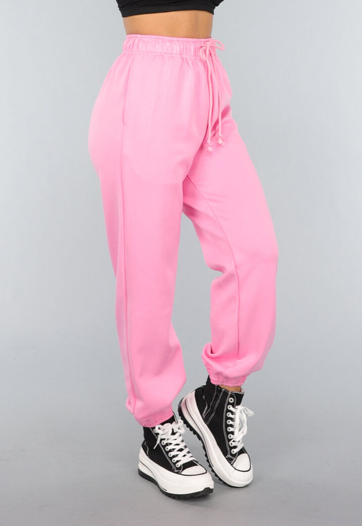 Roze Joggingbroek met Zakken