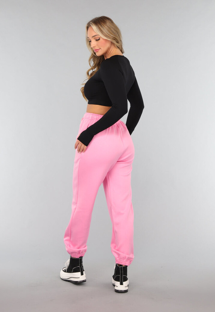 Roze Joggingbroek met Zakken