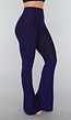 Blauwe Glitter Flair Broek in Tall Model