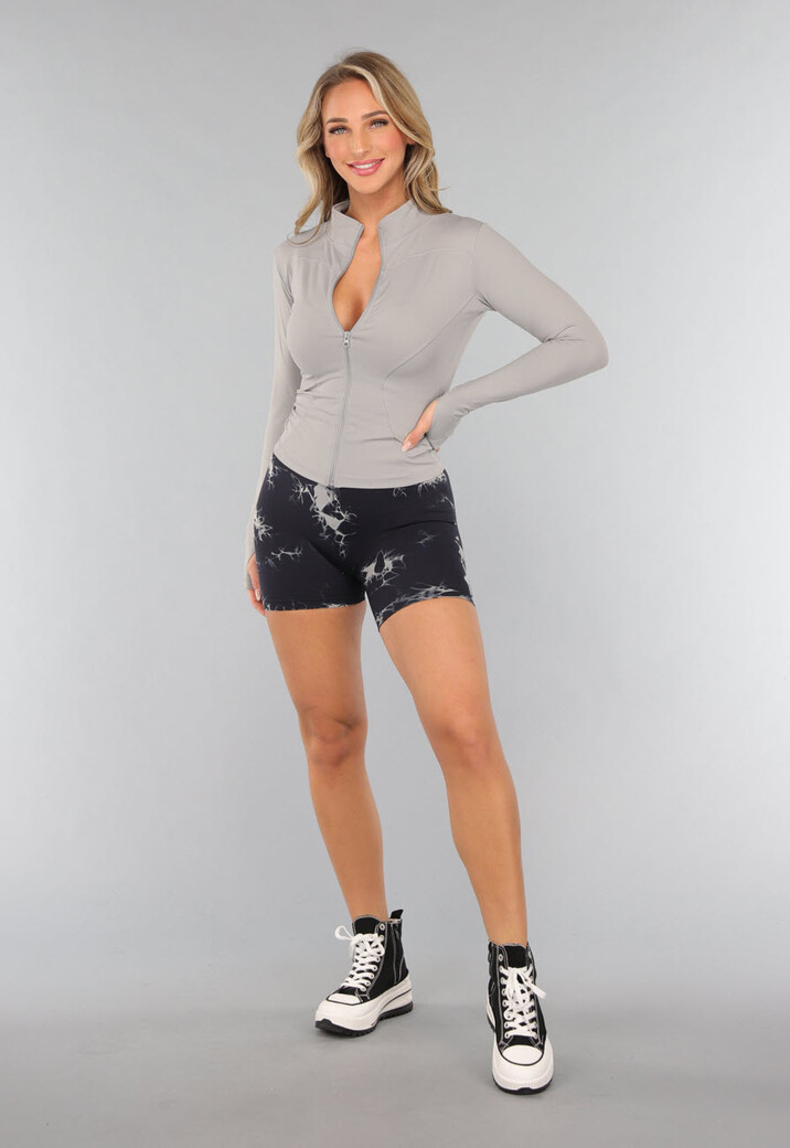 Grijs Sportvest met Duimgaten