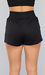 Korte Zwarte Sportshort