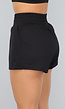 Korte Zwarte Sportshort