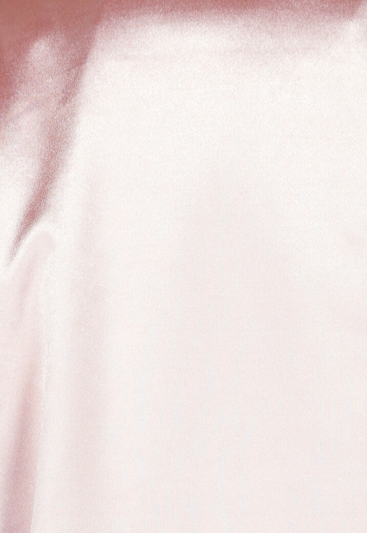 Rosé Stretch Satijnen High Waist Pantalon