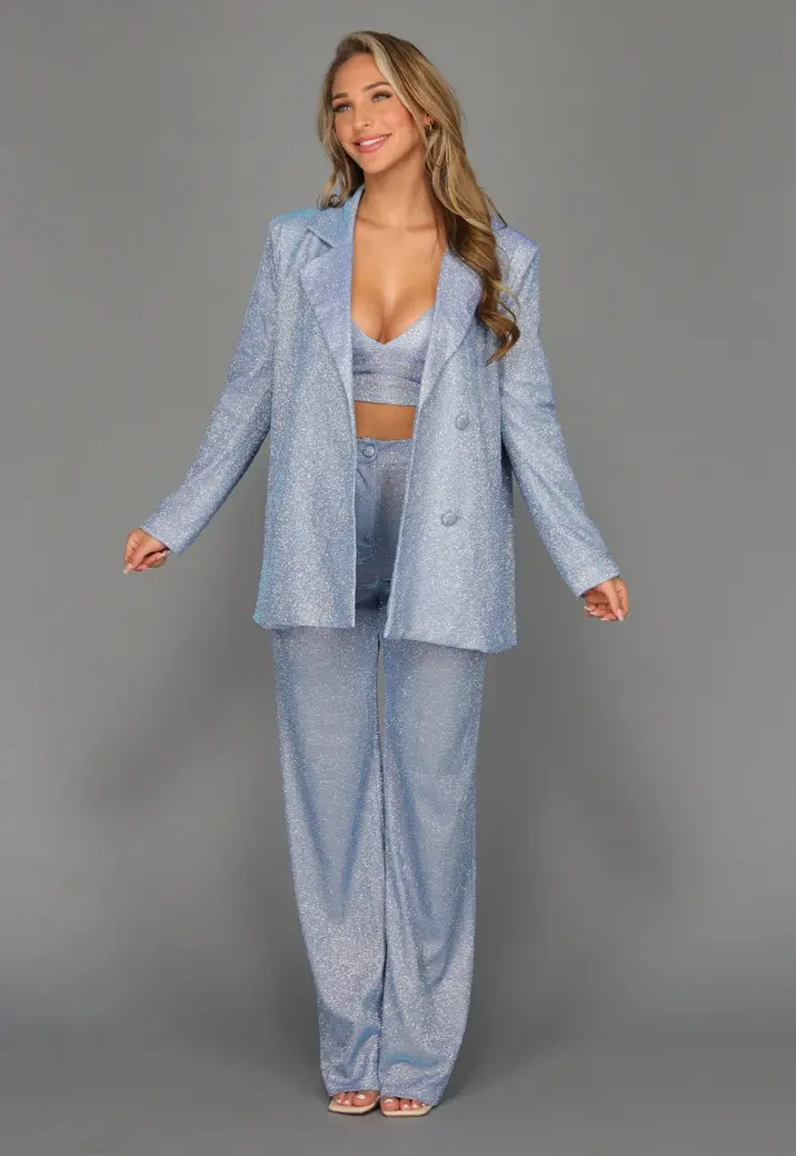 Icy Licht Blauw Glitter Pak 3-Delig