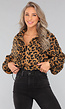 Fleece Panterprint Jasje